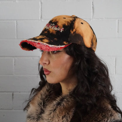 "Stray" upcycled cap