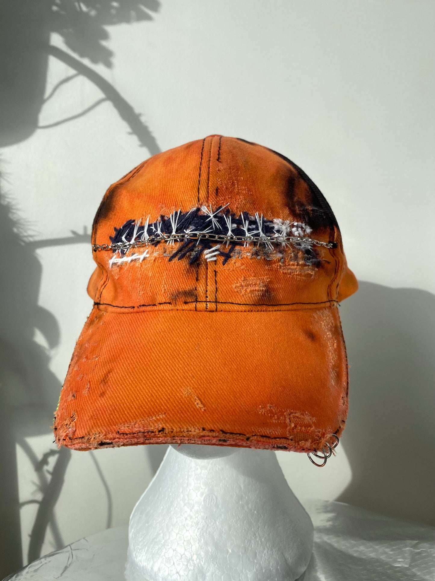 "Zinc" upcycled cap