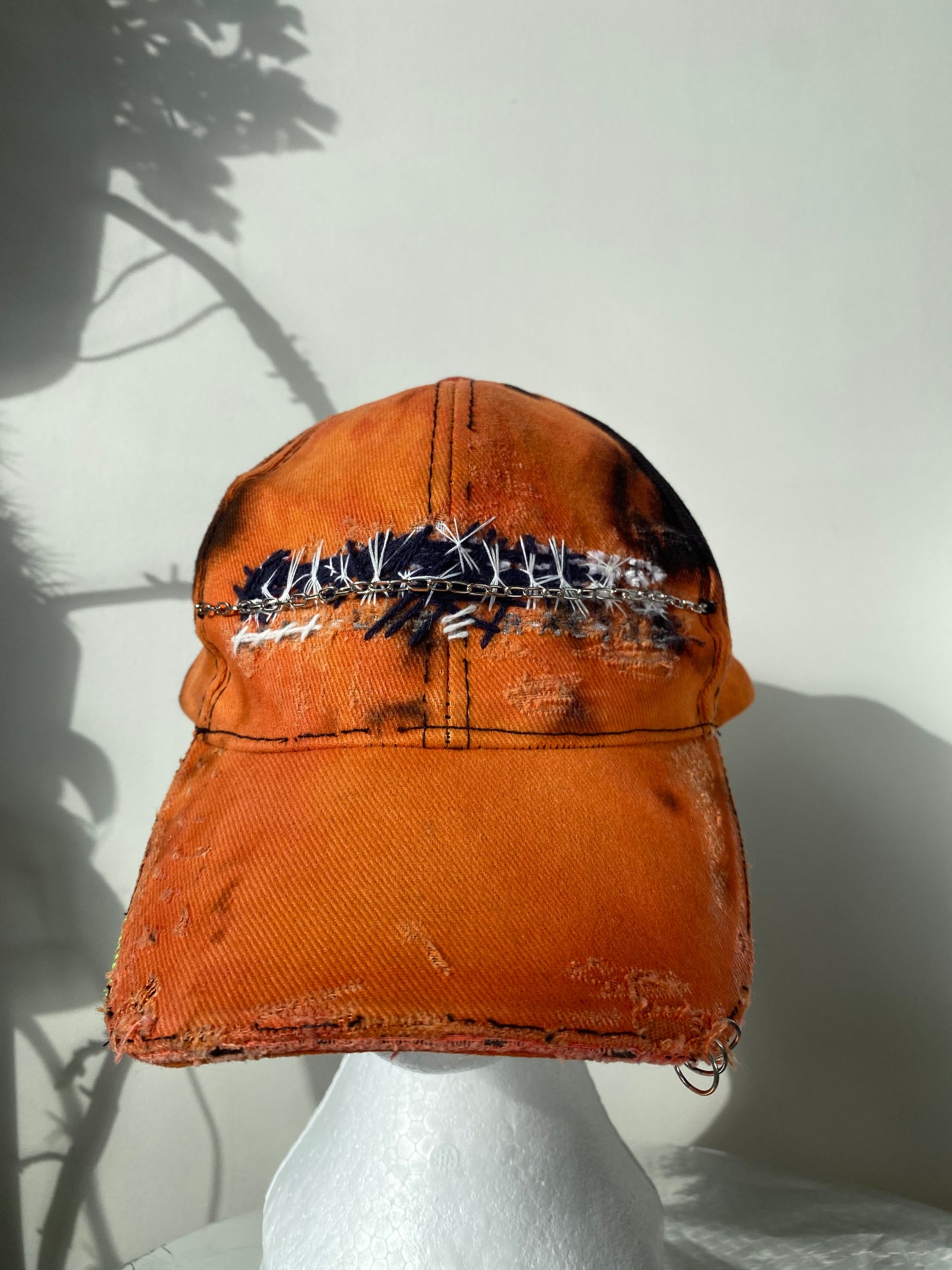 "Zinc" upcycled cap