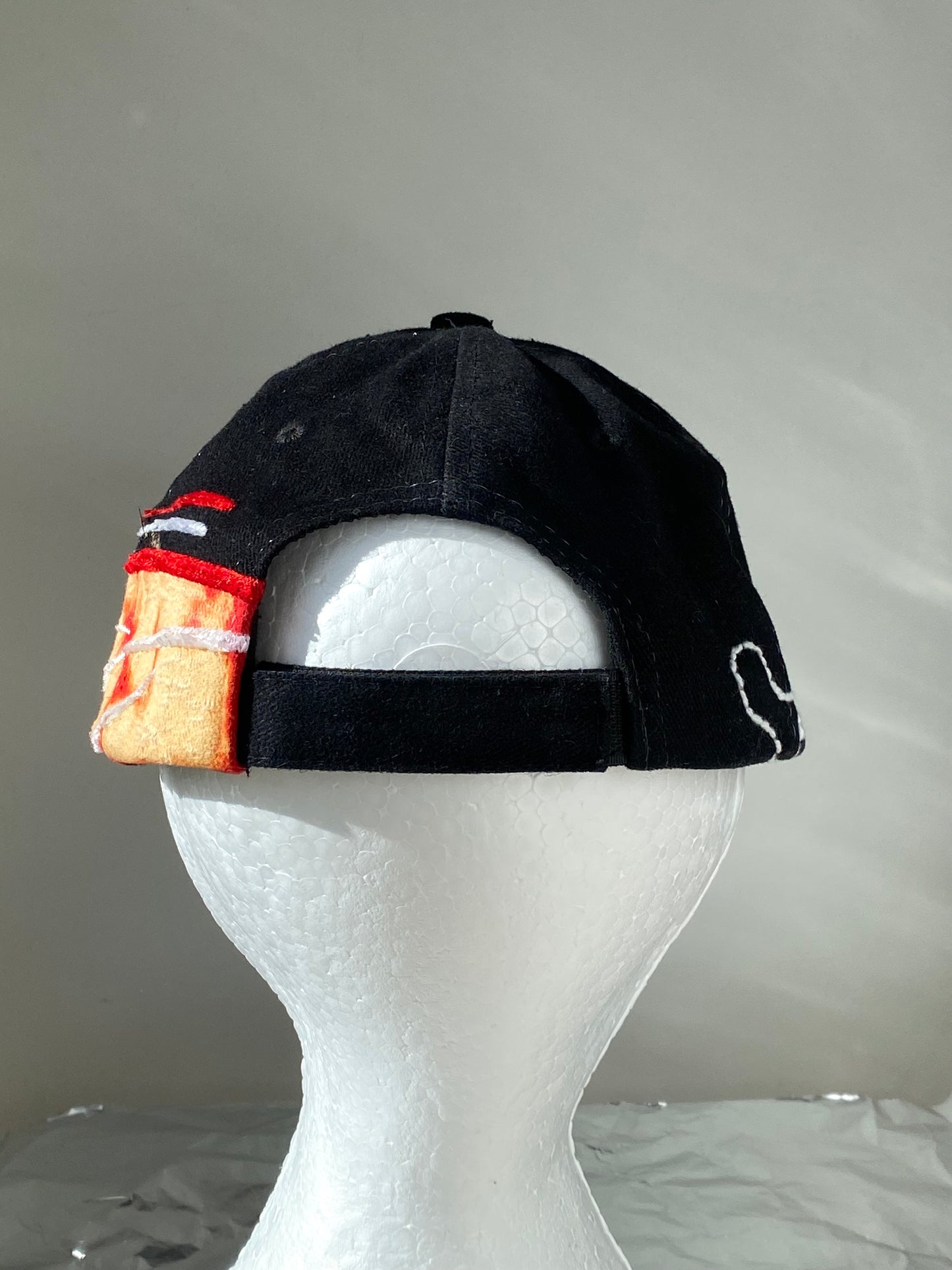 "Carbon" upcycled cap