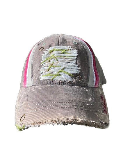 "Pistachio" upcycled cap